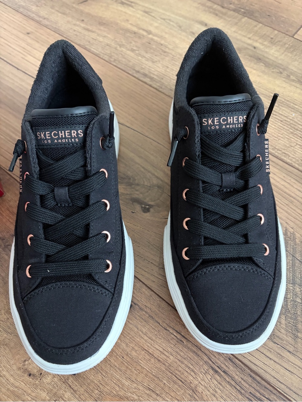 Skechers Arch Fit Arcade - Meet Ya There #177190 Slip On Sneakers Black Size: 8 - Picture 9 of 13